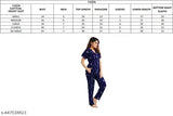 Satin cotton night suit set for women, stylish pyjama nite combo