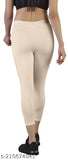 Trendy solid cotton jeans for women, available in sizes 26-36 (waist 20in, length 22in), origin India