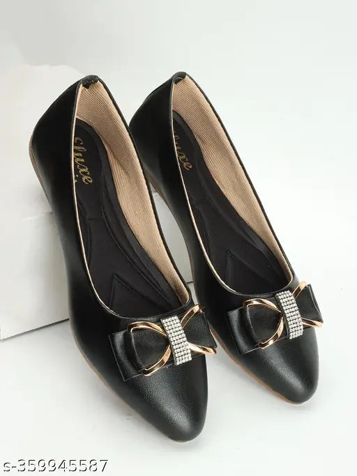 Stylish synthetic upper buckle detailed bellies ballerinas for women & girls - FRANINO PARIS fashion footwear