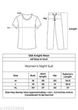Cotton printed night suit set, SSK Knight Wear loungewear for women in elegant designs, premium quality cotton blend fabric for comfort and breathability