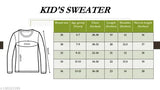 Diaz winter woolen sweater, premium quality fabric for kids in regular fit, solid pattern, full sleeves, pack of 1, suitable for boys and girls aged 5-15 years