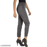 Cotton blend checked pants, stylish waist sizes 24-32, perfect for casual wear