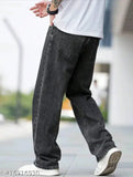 Black men's blast jeans, 4 pockets