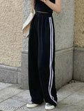 Cotton solid-colored stylish joggers for women, ideal nightwear bottoms