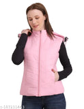 Sleeveless winter nylon jacket (M: 38in bust, 25in length | L: 40in bust, 26in length | XL: 42in bust, 26in length), premium quality, lightweight bomber style - India