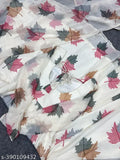 Flower print georgette maxi gown with dupatta, long sleeves, Indian bridal wear on mannequin