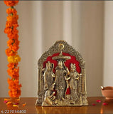 Metal Ram Darwar wall hanging idol for puja and showpiece, intricately crafted Indian art piece for home decor