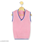 Multicolor acrylic sweaters pack, breathable, cozy, fun, bold - boys winter wear vest set (3pcs) from Knitco, India