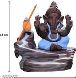The alt text for this product could be: "Ganesh ji figurine, decorative, ceramic material