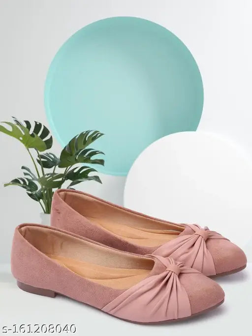 Synthetic slip-on bellies, trendy casual women's ballerinas in various sizes (IND-3 to IND-9), Indian origin