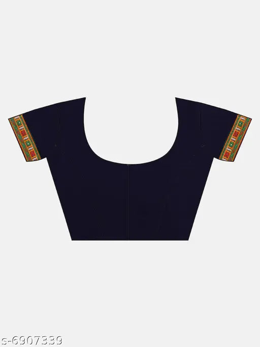 Embroidered saree with Georgette fabric, black borders