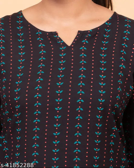 Printed rayon nightgown set, comfortable for work-from-home, Indian export quality