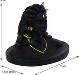 Resin Adiyogi Shiva 15cm Big Shivling, Indian god statue for car dashboard