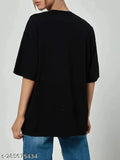 Black oversize t shirt, women oversize t shirt, brooklyn oversize t shirt, women t shirt, loose fit women t shirt, offshoulder t shirt, t shirt