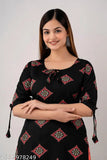 Rayon printed and plazo Women's kurta set, stylish three-quarter sleeves for casual and office wear, featuring floral design from Kapadia's latest collection