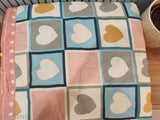 Vibrant cotton blend comforter, 2.5M x 2.5M, India-made home decor