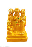 Polyresin Ram Darbar figure: Ram, Laxman, Sita, Hanuman - Indian decor for home/office