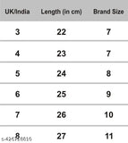 The image displays a list with measurements and brands, but no product information is visible. If you need a fallback text, here's an example of what the alt text for this type of product listing might look like: 'Black bellies for women, size guide