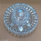Crystal Turtle Vastu Set for Career Success - Tulika Collections, showcasing a 12cm x 5cm x 12cm tortoise figurine on plate