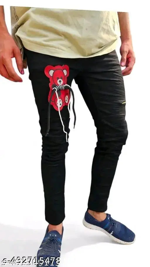 Men's black denim jeans under $500