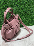 Pink sling bag for girls and women