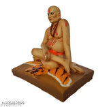 Poly Resin Indian Shree Swami Samarth Murti 5 inch idol for home, office, or temple decoration