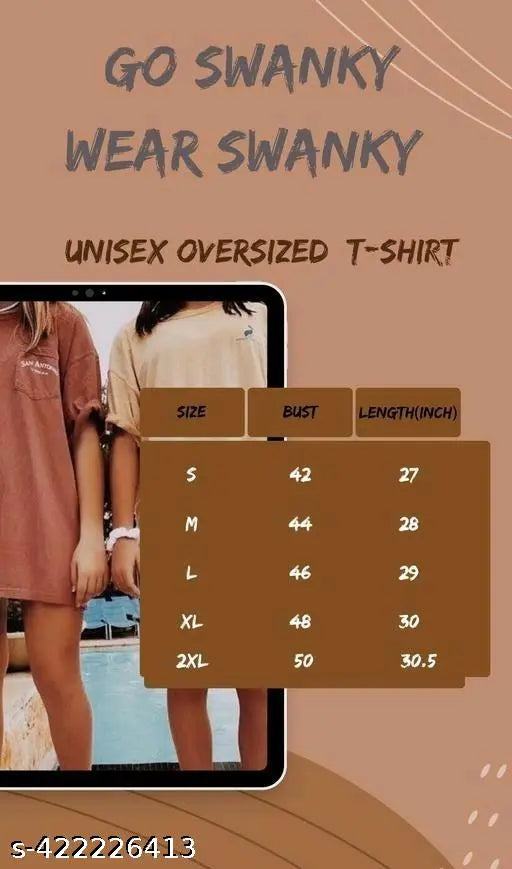 Black oversized womens t-shirt