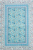 Shubastik 240 TC pure cotton king-size bedsheet with 2 pillow covers (90x108 inch), floral print superfine flat sheets for summer adults
