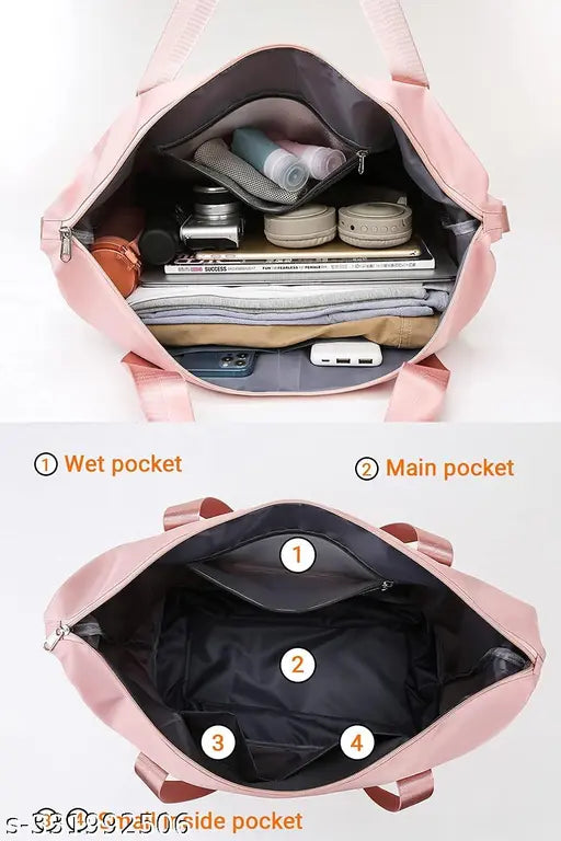 Large capacity folding lightweight waterproof travel duffel bag fashion accessory