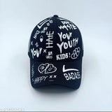 Stylish cotton printed baseball cap for all, adjustable design for various head sizes, suitable for sports, outdoor activities, and casual wear