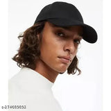 Solid cotton unisex baseball cap, comfortable for all, made in India
