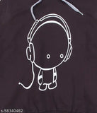 Girls Grey Cotton Sweatshirts & Hoodies Pack Of 1