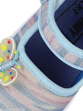 Colorful, multicolored children's ballet flat shoes with bells, suitable for girls ages 6 months to 4 years