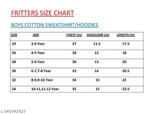 BOYS SWEATSHIRT- HOODIES
