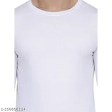 Regular Men'S Solid Cotton Blend Tshirt Full Sleeve(Pack Of 2)