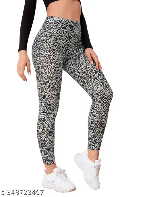 Printed cotton blend jeggings and leggings for women and girls, suitable for party wear, cycling, running, sports, dance, clubs, and casual use. Available in sizes 26-36 inches. Made in India