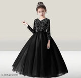 Modern girls transd's fancy net gown, embroidered multi-color evening dress for Diwali, sizes 4-16 years, Indian origin