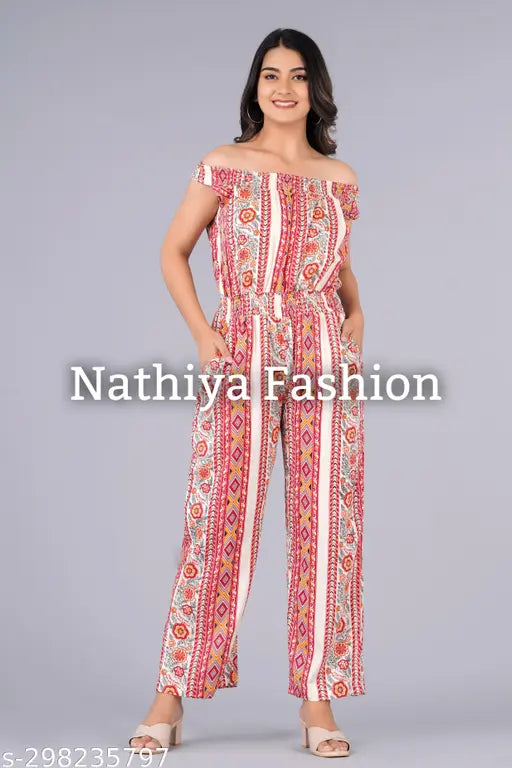 Printed rayon sleeveless dress named Radhika, Indian fashion for women