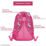 Frantic Polyester 26 L School Backpack With Pencil School Bag Class 1 to 8 Daypack(RR_Pink_Flying_Unicorn_2024_A)