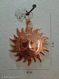 Brass Lord Sun Idol, Siyaram Collections decorative showpiece for wall decor (6 inch)