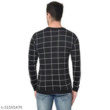 Grey melange cotton blend hooded t-shirts pack 3 for men, high-quality Indian fashion brand