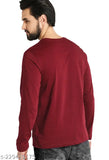 XXL Trond cotton-blend full sleeve men's t-shirt with printed design, stylish fashionwear