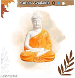 Polymarble, handcrafted Buddha statue set (Multi), premium meditation figurines (3pcs, 5.5-inch) from India