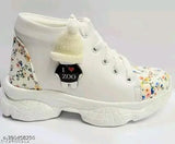 Stylish synthetic casual shoes for kids (ages 2-9), made in India on a PVC sole