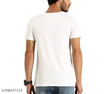 Danish Zehen printed polyester t-shirt, short sleeves, size M (38in chest, 26in length) - India origin