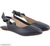 Black synthetic Bellies slip-ons for women - trendy indoor/outdoor footwear with open back design