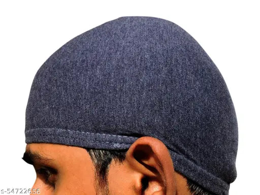 Multi-color cotton Islamic skull cap (Pack-3) - Fashionable, trendy, and sweat-absorbent, perfect for various activities in India