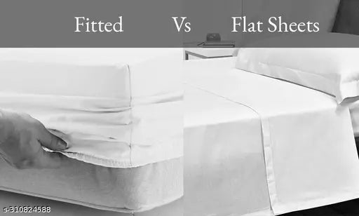 King Size Cotton Elastic Fitted bedsheets (double) with 2 pillow covers, botanical print, superfine quality - Laughing Buddha, ideal for summer, made in India