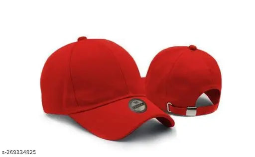 Trendy cotton solid baseball caps in various colors for men and women, pack of 4 - stylish and pocket-friendly sun protection cap, made in India