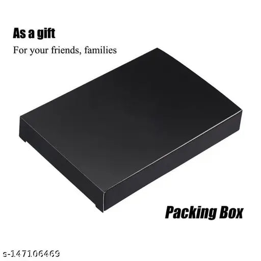 Stainless steel men's waterproof wallet with anti-RFID card holder, 5 compartments, solid design, slim & portable, India origin